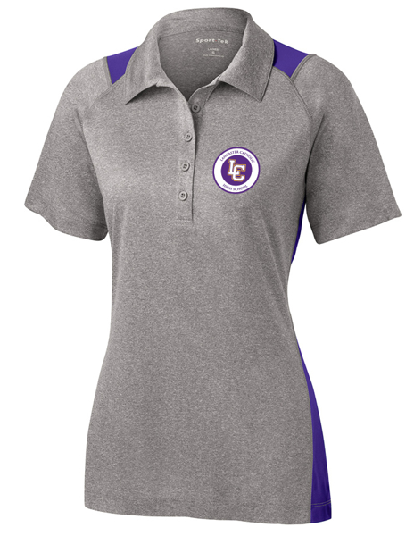 Picture of Ladies Heather Colorblock Contender Polo